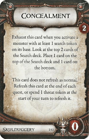 Concealment